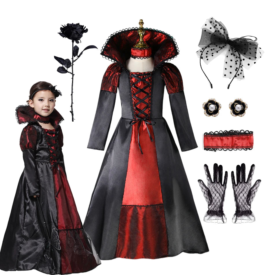 Girls Vampire Ghosts Halloween Costume