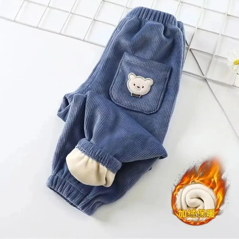 Kids Warm Autumn Winter Pants