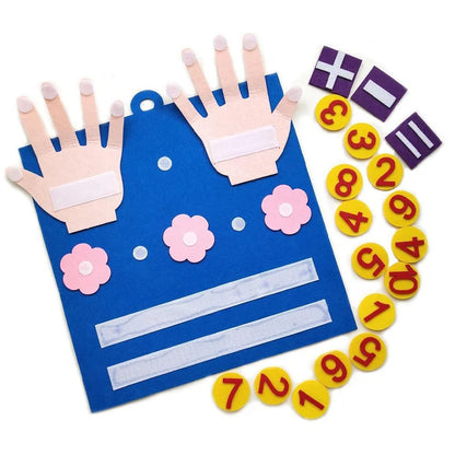 Kids Felt Finger Number Counting Math Learning