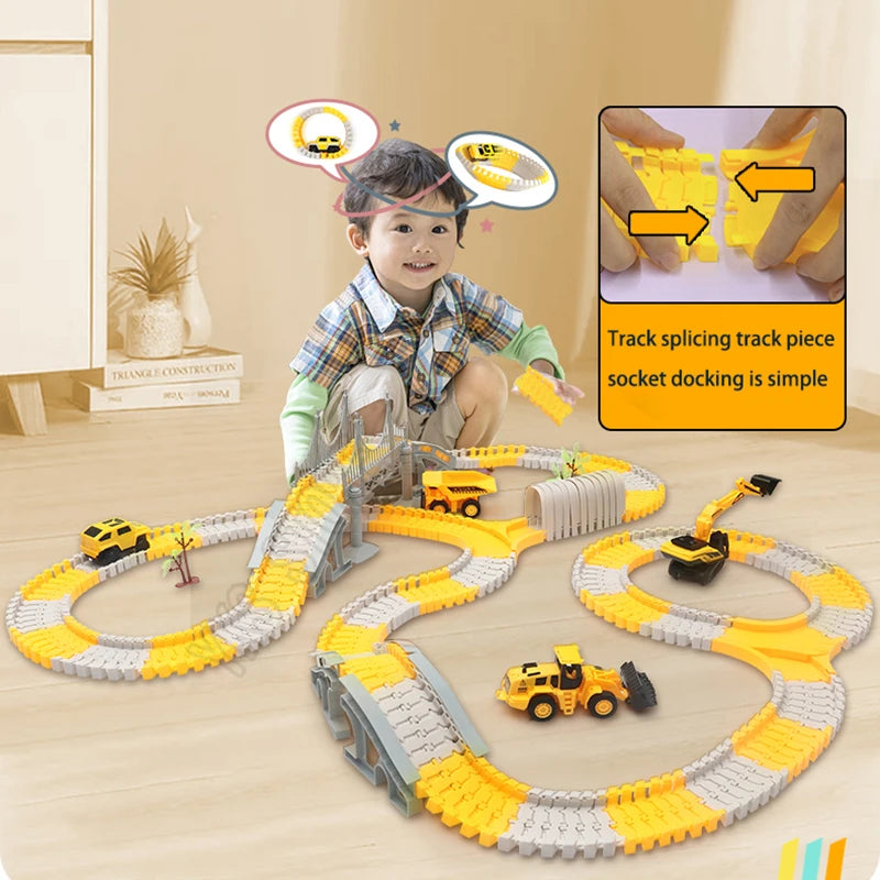 KIds Car Rail Track Sets