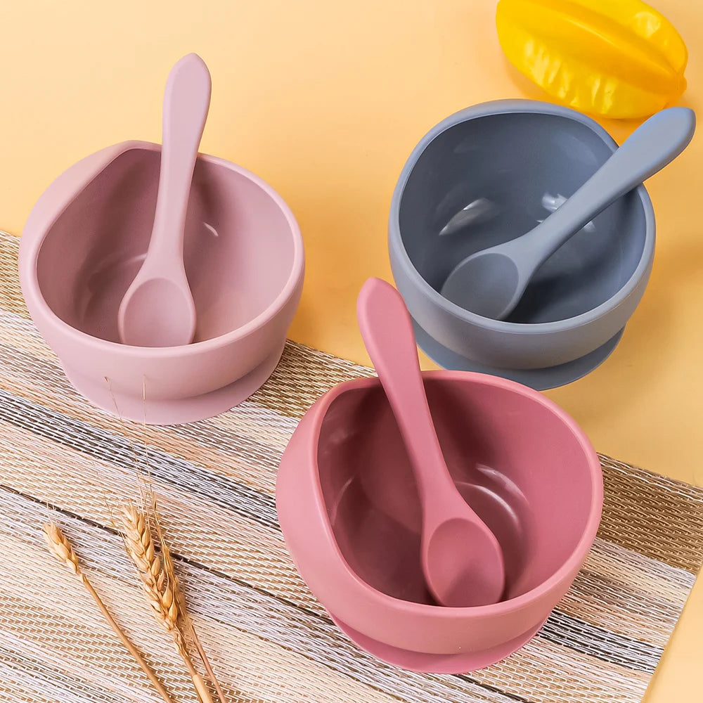 Baby 2PC Silicone Bowl