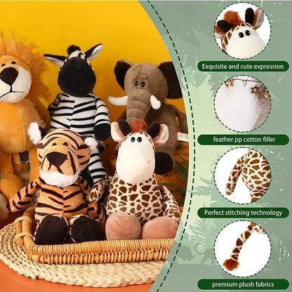 Baby Jungle Animal Plush Toys