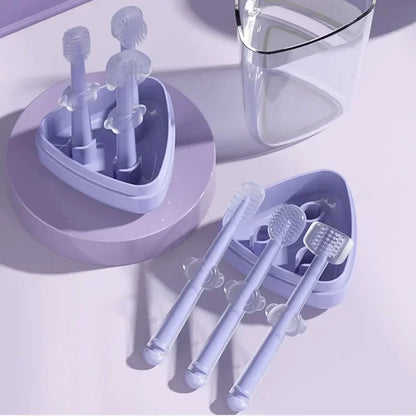 3pcs Baby Teeth Oral Care Cleaning Set