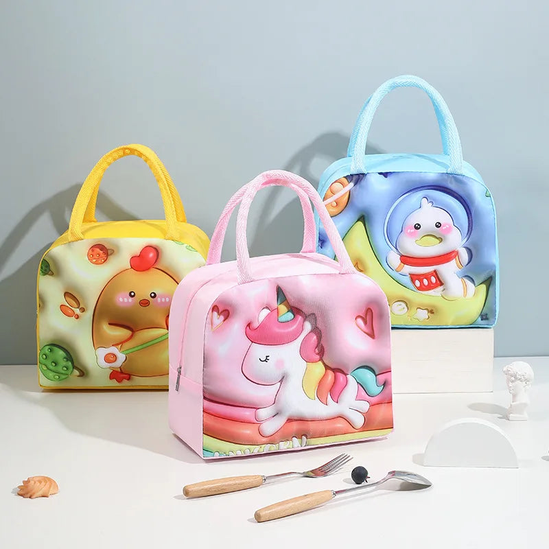 Baby Cartoon Lunch box Hand Bag