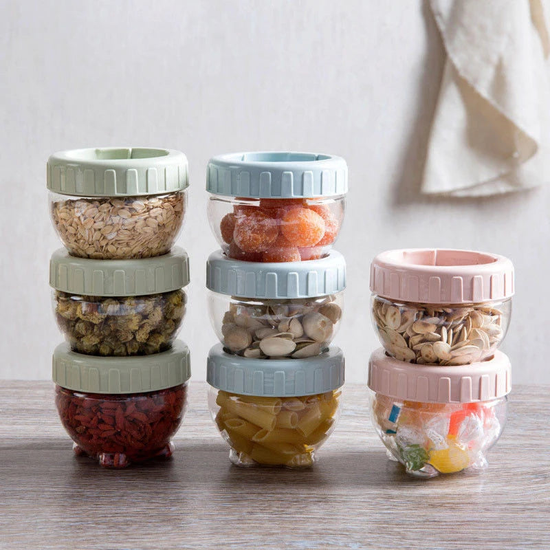 Baby Plastic Sealed  Jar Storage