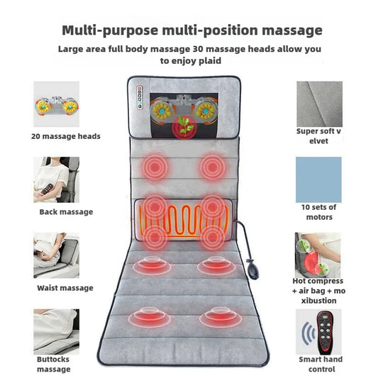 Back & Full Body Electric Massage Mattress