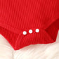 Girls Christmas Deer Plaid Strap Dress