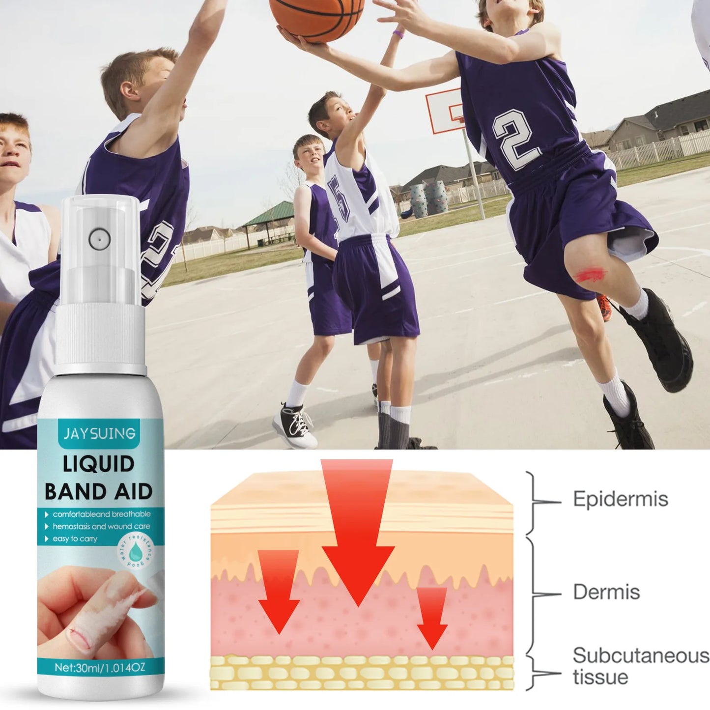 Kids Liquid Band Aid  Waterproof Spray