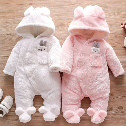 Baby Warm Bunny Jumpsuit