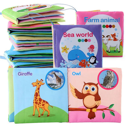 Baby Early Educational Soft Cloth Books