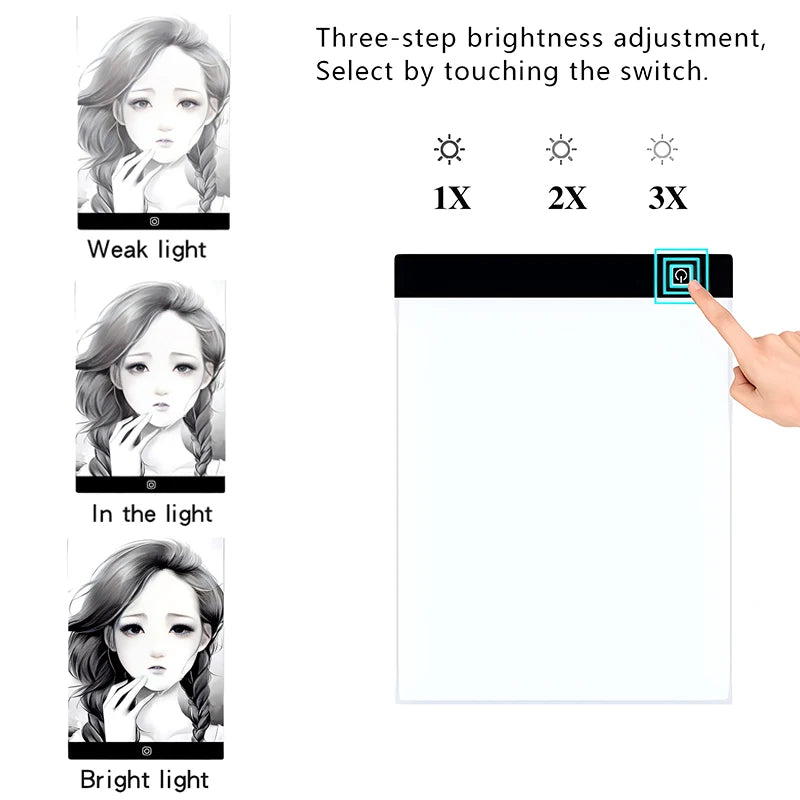 Kids Led Drawing Pad Board