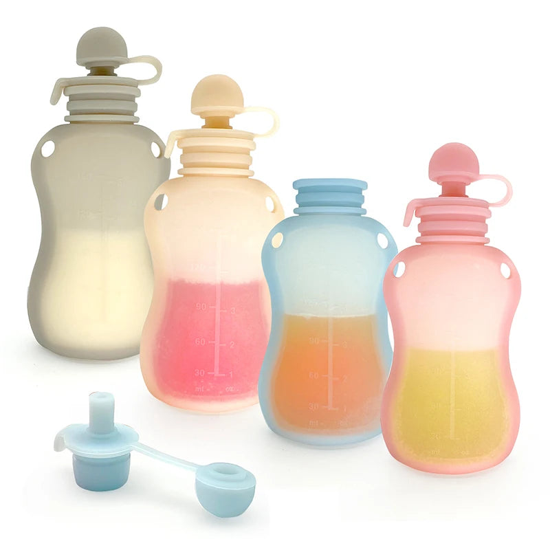 Baby Reusable Silicone Breast Milk Storage