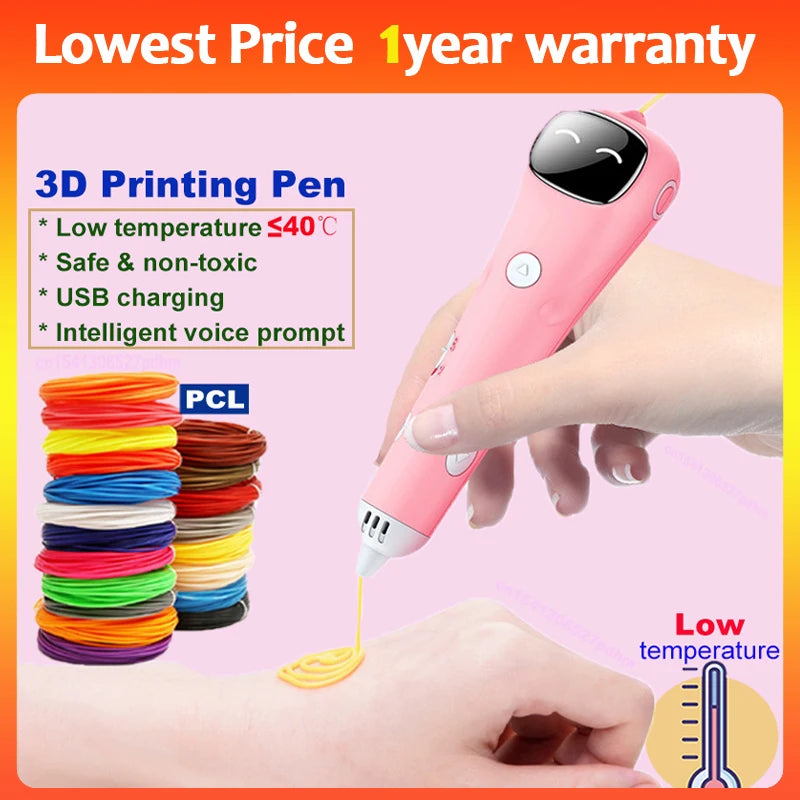 Kids 3D Pen PCL Filament L 3D Printing Pen