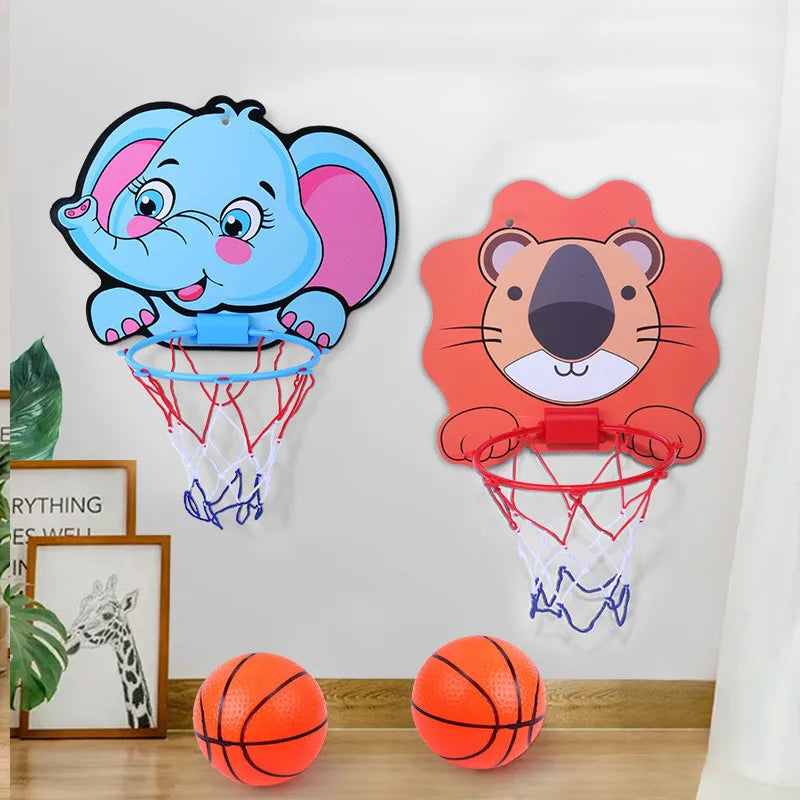 Kids Adjustable Cartoon Basketball Stands