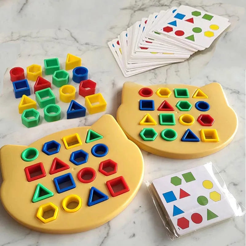 Baby Geometric Shape Color Matching Puzzle