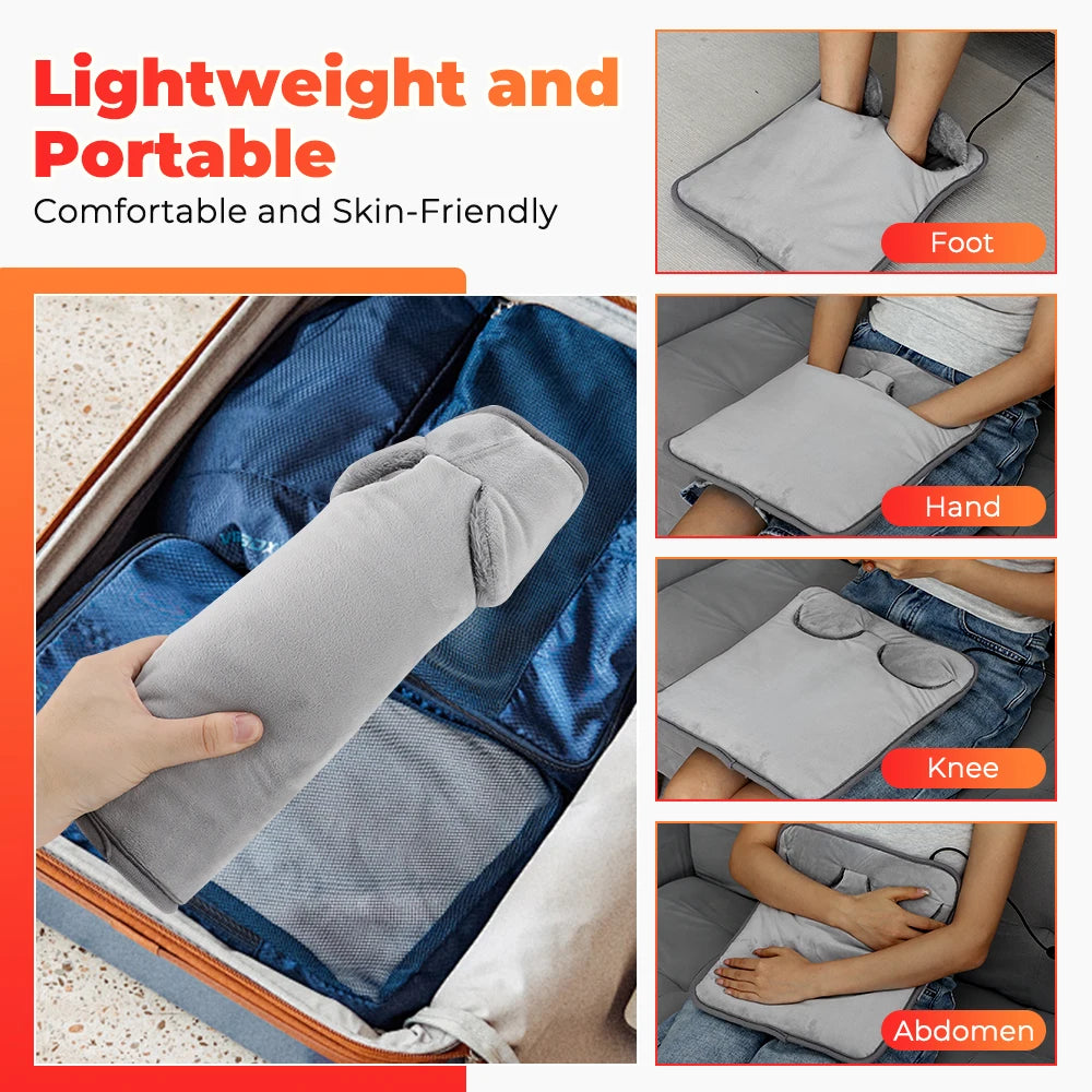 Foot Heating Massage Cushion