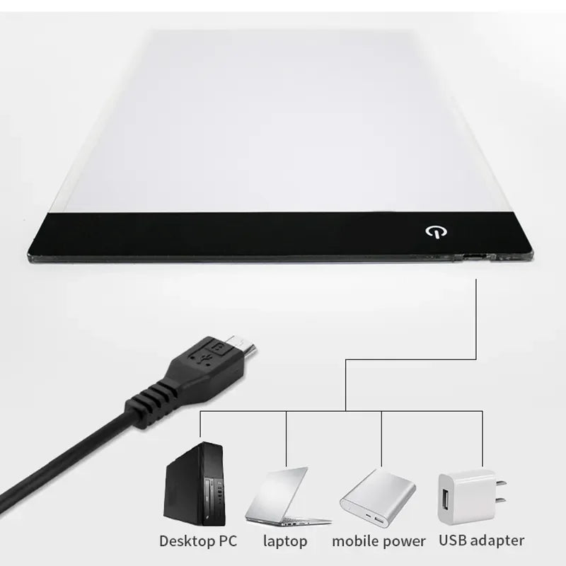 Kids Led Drawing Pad Board