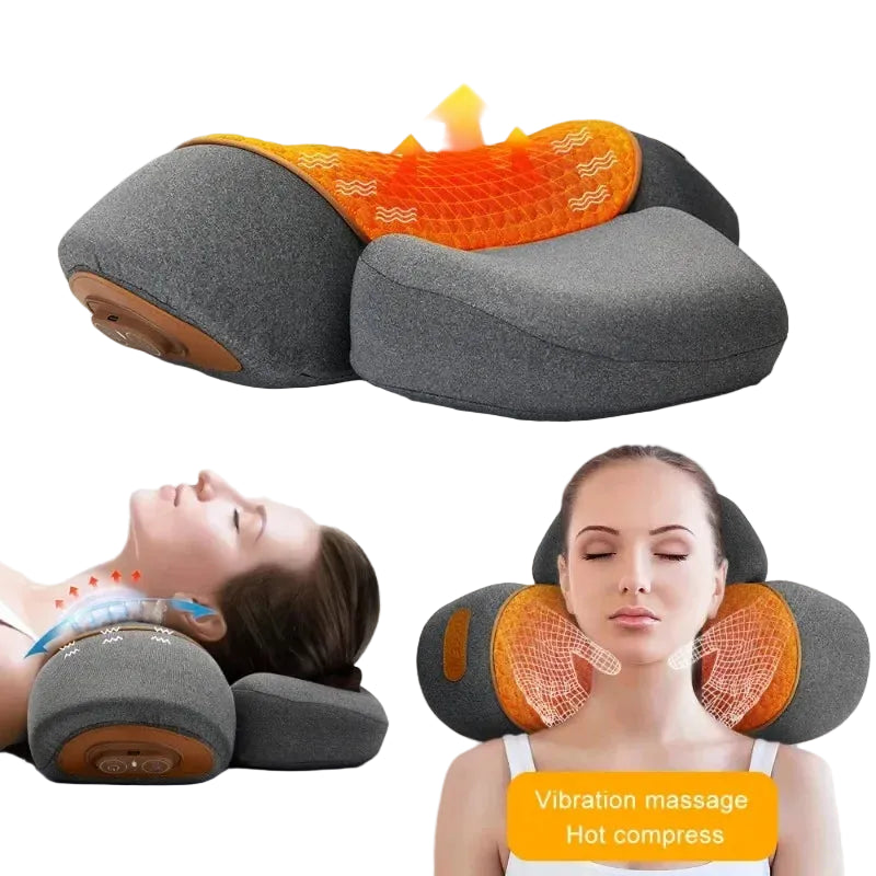 Neck Heated Massager Pillow