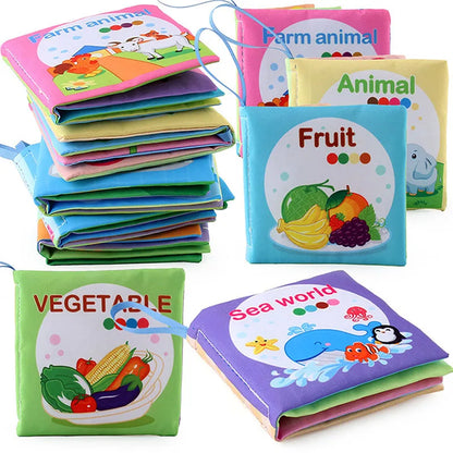 Baby Early Educational Soft Cloth Books