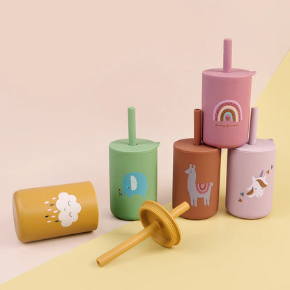 Baby Silicone Straw cup