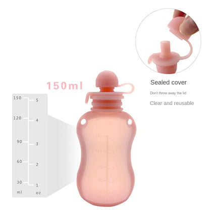 Baby Reusable Silicone Breast Milk Storage