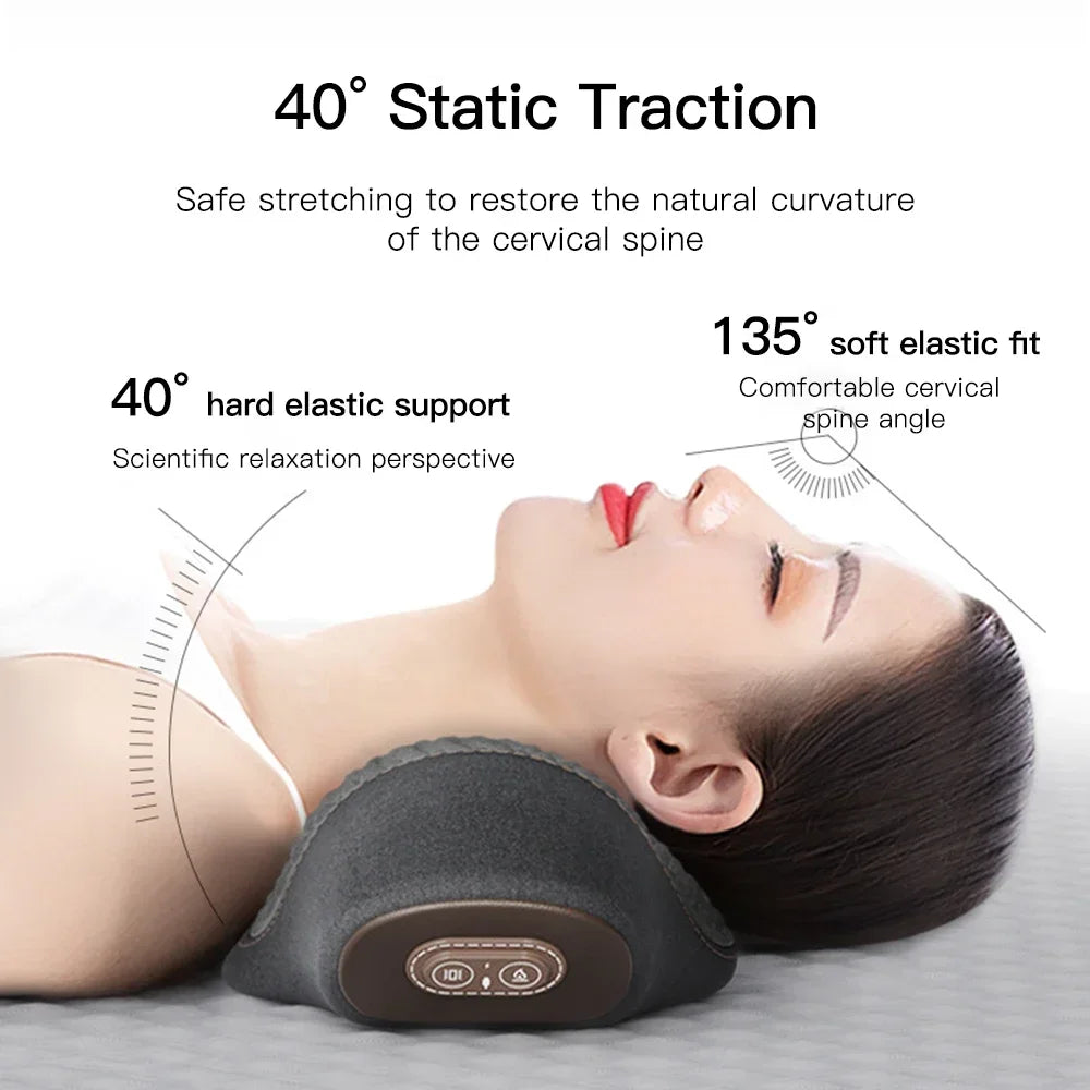 Neck Heated Massager Pillow