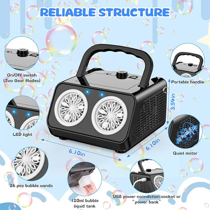 kids Automatic Bubble Machine