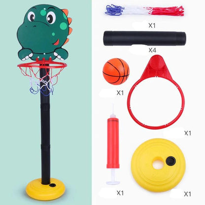 Kids Adjustable Cartoon Basketball Stands