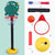 Kids Adjustable Cartoon Basketball Stands