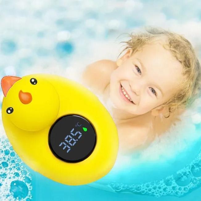 Baby Bathtub  Floating Thermometer Duck