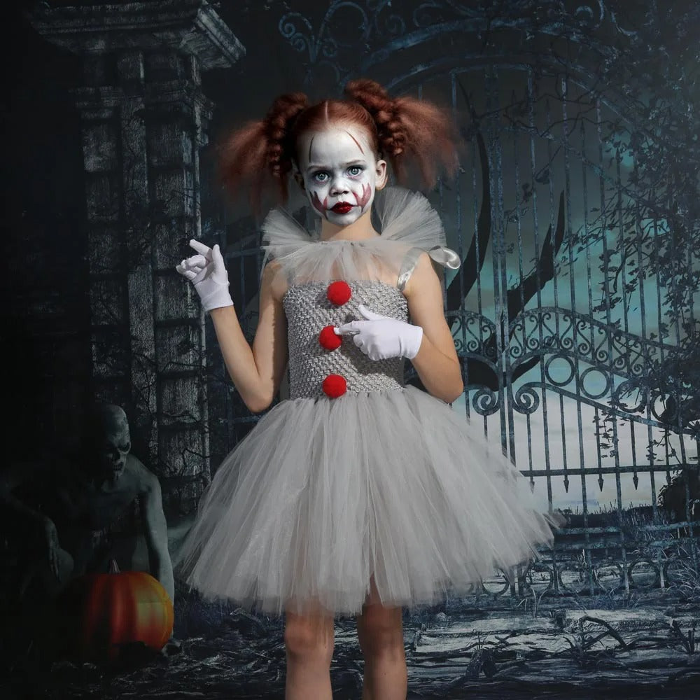 Girls Joker Cosplay Halloween Costume