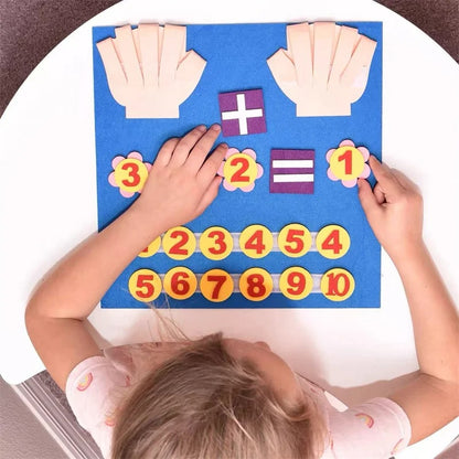 Kids Felt Finger Number Counting Math Learning