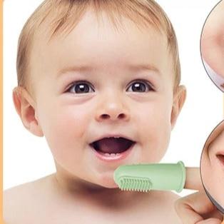 New Born Baby Soft Finger Toothbrush