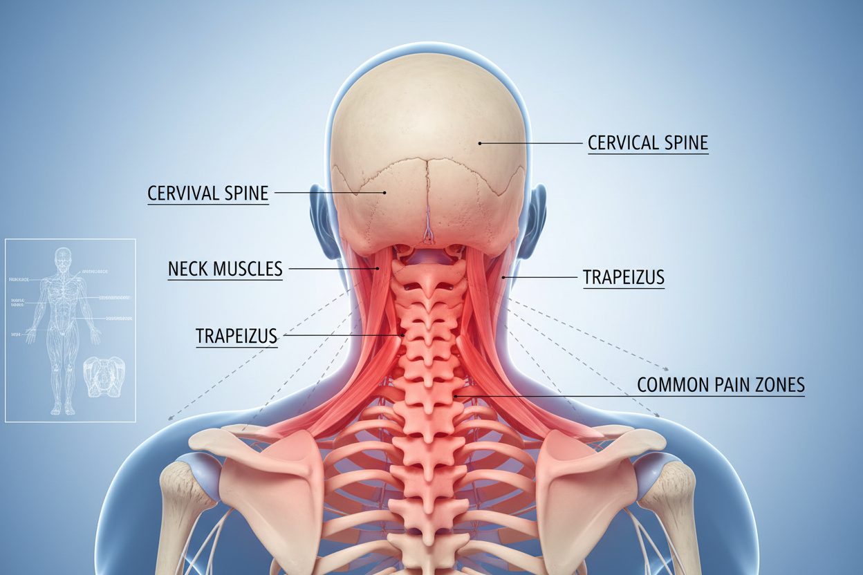 neck pain area